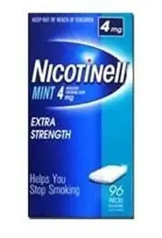Nicotinell Gum 4mg Mint 96 Tablets