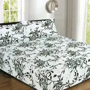 Icf Store Cotton Flannel Combo Fitted Sheet Set Queen Evergreen