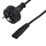 [RC-3078C7-OEM] 2 Pin Core Power Cable 2m AU Plug 240v to IEC C7 Female AC Adaptor