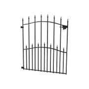 Peak 840mm Black Steel No-Dig Fencing Sheffield Fence Gate