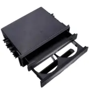 Double 2 Din Dash Radio Installation Pocket Cup Holder Storage Box For Car SUV (for: Peugeot)