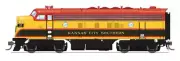 Broadway Limited 6686 EMD F7A, KCS 33A, Passenger Belle Scheme, Paragon4 Sound