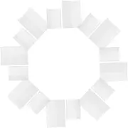 DOITOOL 40pcs Transparent Book Covers for Paperbacks Book Protector Sleeve for Textbooks Easy Application Lightweight Design for School and Home Use