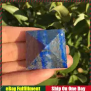 Natural Lapis Lazuli Stone Quartz Crystal Mineral Pyramid Tower Reiki Rock Decor