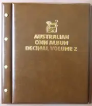 VST AUSTRALIAN DECIMAL COIN ALBUM 2016 to 2023 VOLUME 2 BROWN with MINTAGES