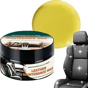 [Generic] Car Interior Restorer | Dashboard Scratch Repair Kit - 100g Natural Wax Safe Long Lasting Cleaner Coating Paste Detailing Supplies for Windshield Headlights