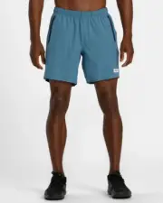 RVCA Yogger Stretch 17" Athletic Shorts Mens Size S Glacier Blue