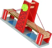 Year Old Creative Boys and Girls Lifting Bridge Toy DIY Wooden Train Track Set Compatible The Train Tracks