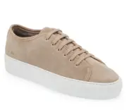 Common Projects Women's Tournament Shearling Suede Low Top Sneaker IT 40 / US 10