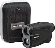 Aspire Platinum Golf Rangefinder – Slope On/Off, 6X Magnification, 1000-Yard Laser Range Finder with Vibration, Pin Seek, High-Speed Scan & Slope Mode – Waterproof – Battery & Case Included