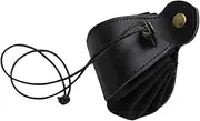 Kisangel Vintage Dice Bag Drawstring Pouch for Dice Jewelry Storage Game Beads Leather