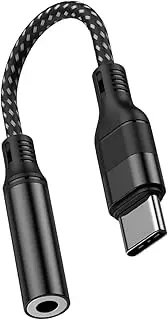 LABRIMP USB C to Headphone Adapter Durable Aux USB C Converter for Smartphones Superior Audio Quality Compact Design for Go Use Compatible