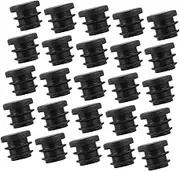 PRETYZOOM 50pcs Round Plastic Tubing Plugs Skid Caps for Chair and Table Legs Furniture Protectors Versatile Insert Plugs for Floor Protection Easy to Use
