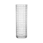 Orrefors Cut In Number Checker Vase, Large