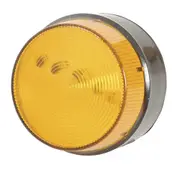 [TechBrands] 12VDC LED Waterproof Strobe Light - Amber