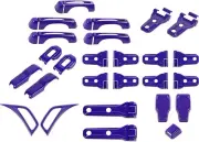 43x Full Set Exterior Door Hinge Cover Trim Kits For Wrangler JL 2018+ Purple (for: Jeep)