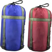 Kisangel Stuff Sack Compression Bag Sleeping Bag Compression Bag Portable Quilts Storage Bags for Camping Hiking Backpacking