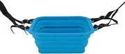 Ice Shower, Ice Shower Attachment for Muscle Recovery, Portable Ice Bath Shower, Silicone Folding Ice Bath, Convenient Cold Shower for Gym, Home Ice Bath Shower (Blue)