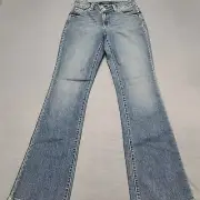 Nine West Womens Jeans 6/27 Average West End Boot Metro Wash Faded Front