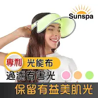 在飛比找Yahoo奇摩購物中心優惠-Sunspa 真 專利光能布 UPF50+ 遮陽防曬 濾光帽