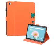 Case for Lenovo Tab M10 HD (10.1 Inch), TB-X505F/X605F, Multi-Angle Viewing Stand - Orange