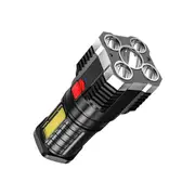 Super Bright 1200000LM Torch Led Flashlight USB Rechargeable Tactical Side Lamp