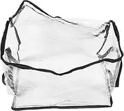 SOLUSTRE Clear Book Storage Case Multi Function Organizer for Office and Home Large Capacity Storage Box for Classroom and Personal Use
