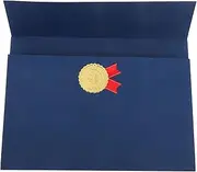 GETAJGHSD Certificate Cover Graduation Certificate Holder Certificate Folder Custom Awards Gold Diploma Frame Custom Diploma Cover High School Diploma Holder Diploma Paper Trifold Folder