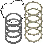 Motorcycle Clutch Friction Disc Plates And Gasket Set Compatible With ER250 Z250 EX250 250 EX250 250 ABS