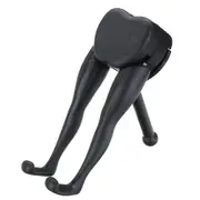 3PCS Universal Triangle Stable Adjustable Foldable Desktop Phone Holder Stand for iPhone Xiaomi ZTE Nubia BLACK BLACK