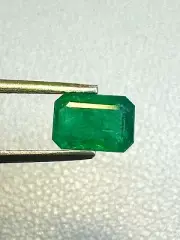 1.44cts Emerald Vivid Green 100% Natural Gemstone