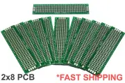 11pc 2x8 cm Double Side DIY Prototype Circuit Breadboard PCB Universal Board (G)