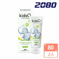 在飛比找momo購物網優惠-【韓國2080】兒童低氟牙膏80g(蘋果/莓果)