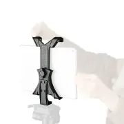 1/4in Thread Adjustable 7-10" Tablet Tripod Mount Adapter Clamp Holder Bracket