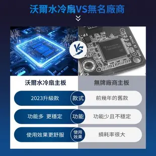 【沃爾VOLER】水冷扇 移動式冷氣 80L雙水箱製冷空調扇 LED遠程觸屏遙控定時冷風機 工業家用商用水冷氣扇110V（保固兩年 售後無憂）