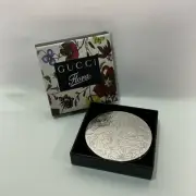 Gucci Flora Silver Compact Mirror