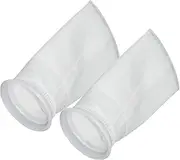 2 Pack Felt Filter Socks 5 Micron 4 Inch Ring by 9 Inch Long, Short Fabric Filter Bag (5 Micron)