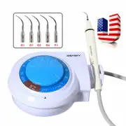 Portable Dental Ultrasonic Scaler Super & Handpiece 5 Tips Fit Cavitron EMS 135°