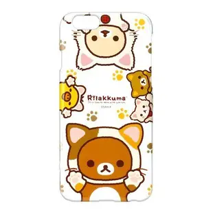 【創意貨棧】日本PGA iJacket 透明塗鴉系列 iPhone 6/6s 專用手機殼-懶懶熊貓貓裝
