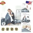 72"x84" Cozy Electric Blanket - Dual-Sided Flannel & Sherpa with 10-Hr Auto Off