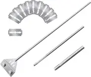 Algae Scraper for Glass Aquariums, 25.6", Stainless Steel with 10 Blades