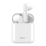 Encok W09 TWS Wireless Earbuds bluetooth 5.0 Earphone Touch Control Bass Stereo Hands Free Headphone for iPhone Xiaomi Huawei WHITE COLOR