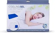 Cool Gel Pillow, Cooling Gel Pillow Insert Cooling Gel Mat Cushion Seat Bed Sofa (2 Pack)