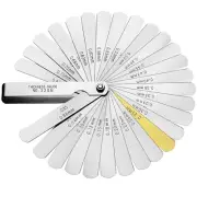 Feeler Gauge Set Stainless Steel Valve Lash Adjustment Tool Imperial/Metric 4...