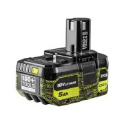 Genuine Ryobi 18V ONE+ 5.0Ah Lithium+ High Capacity Battery