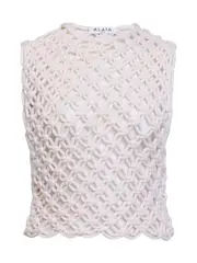 [AlaÏA] AlaÏA-Top Annodato A Mano-Donna 38 FR