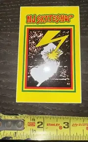 NJ Skateshop Bad Brains Sticker Skateboard
