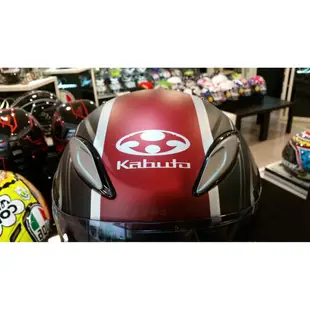 瀧澤部品 日本 OGK Kabuto ASAGI 半罩式安全帽 CLEGANT 消光黑紅 內藏鏡片 通勤 機車重機 透氣