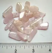 Pink Kunzite Tumbled Stones, 1 ounce, Brazil rt521a