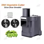 Vegetable Cutter 3IN1 Dicer Fruit Slicer Chopper Food Processor Potato Shredder